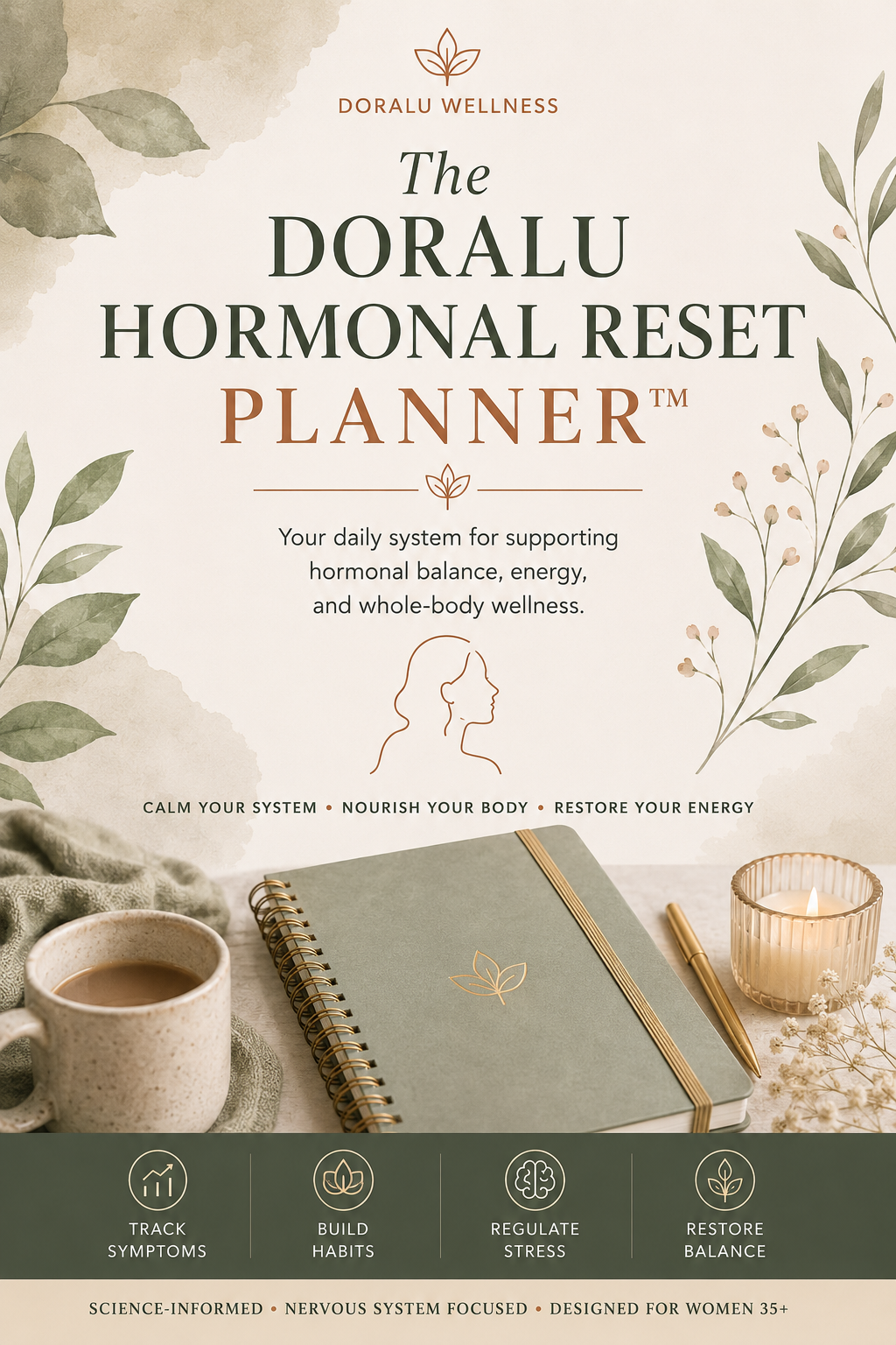 The Doralu Hormonal Reset Planner cover