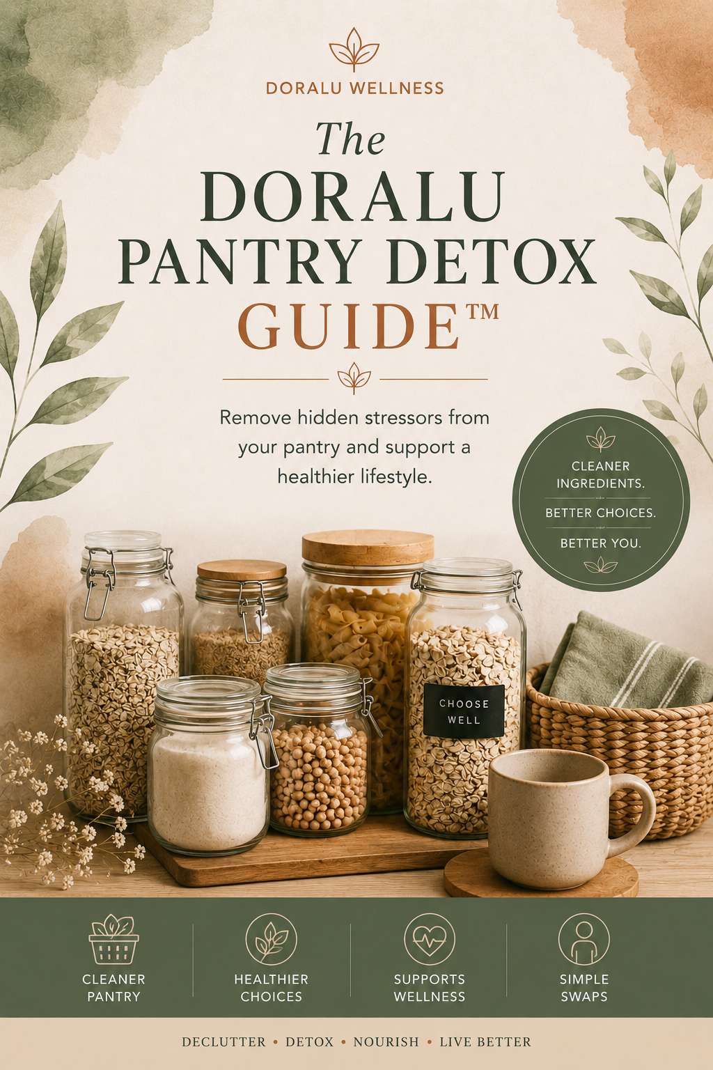 The Doralu Pantry Detox Guide cover